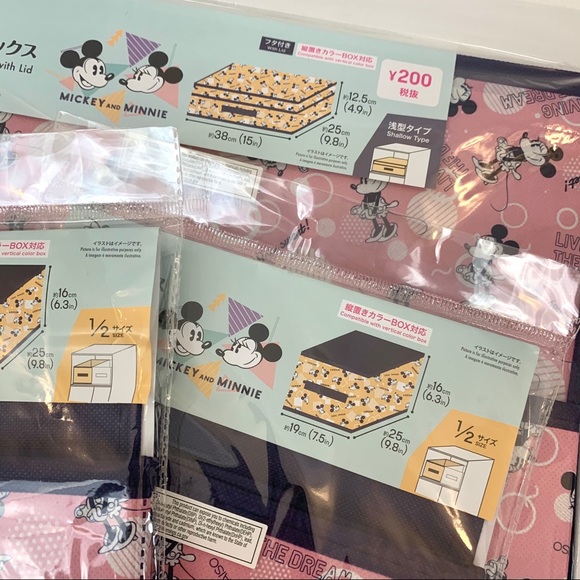 Mickey & Minnie 3 pack bundle Storage boxes - Picture 2 of 4